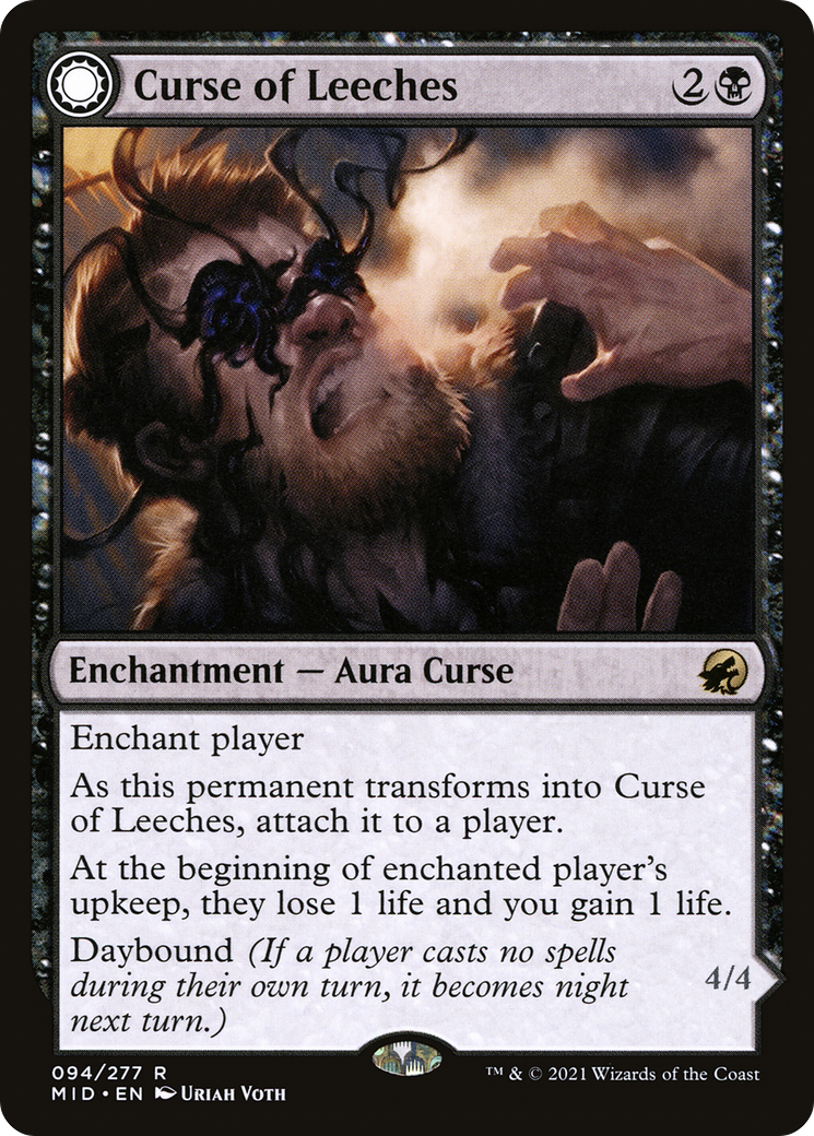 Curse of Leeches (MID-094) [Innistrad: Midnight Hunt]