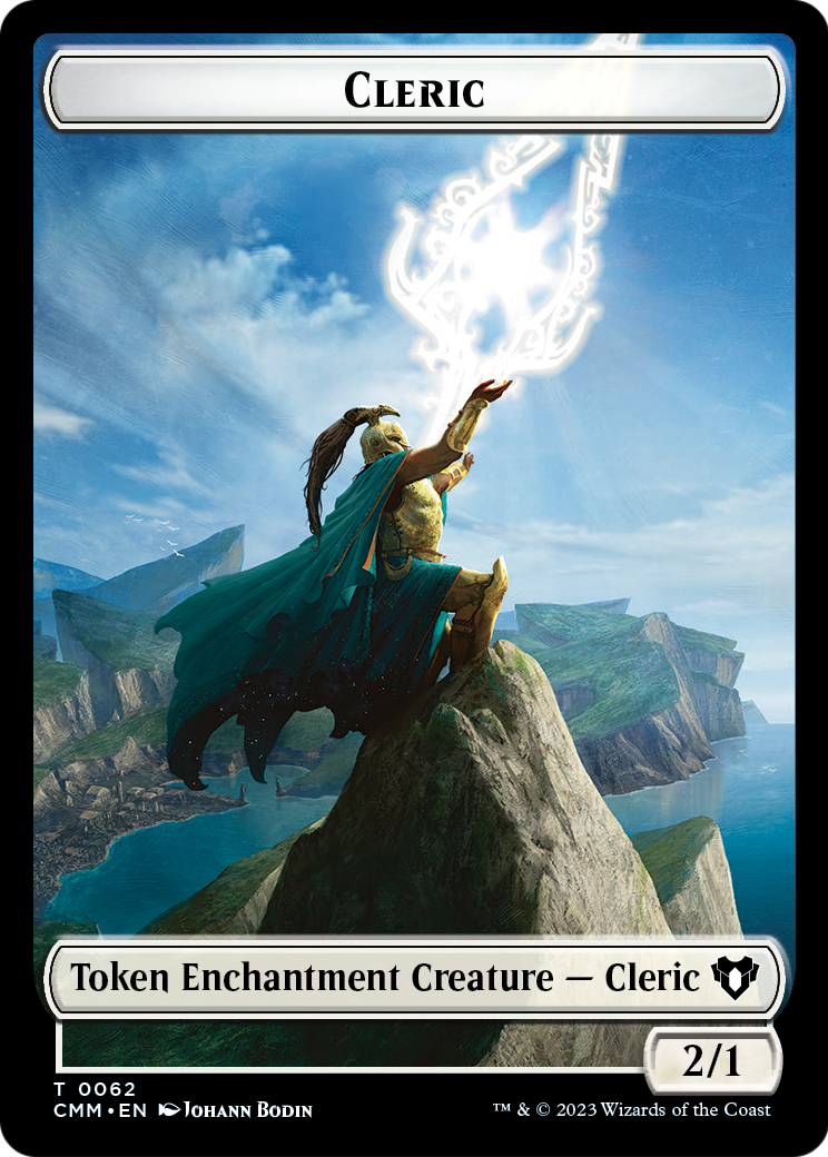 Cleric (TCMM-062) [Commander Masters Tokens]