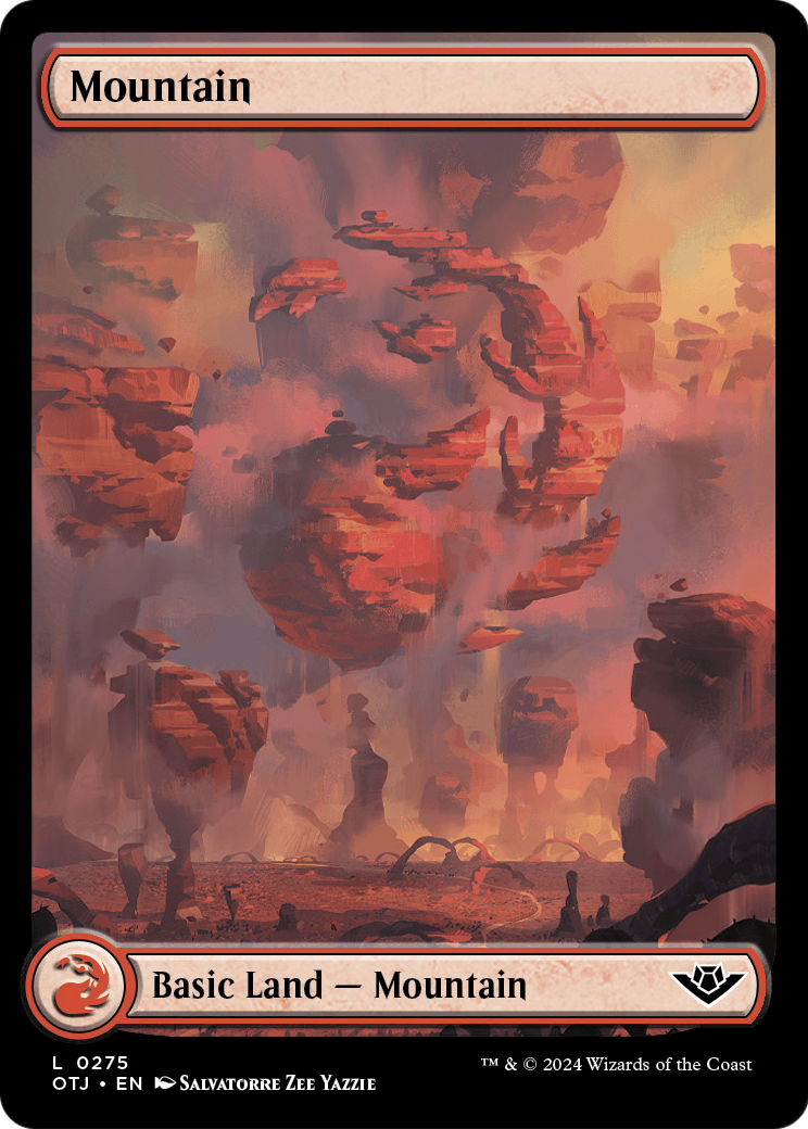 Mountain (OTJ-275) [Outlaws of Thunder Junction] Foil