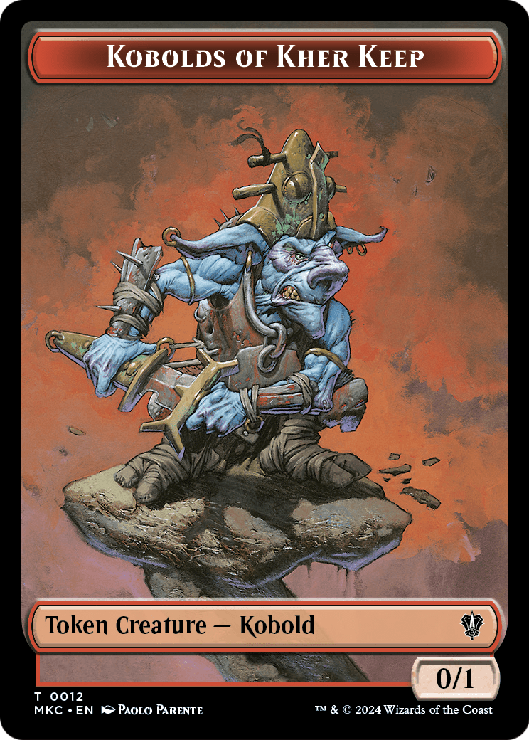 Kobolds of Kher Keep (TMKC-012) [Murders at Karlov Manor Commander Tokens] Foil