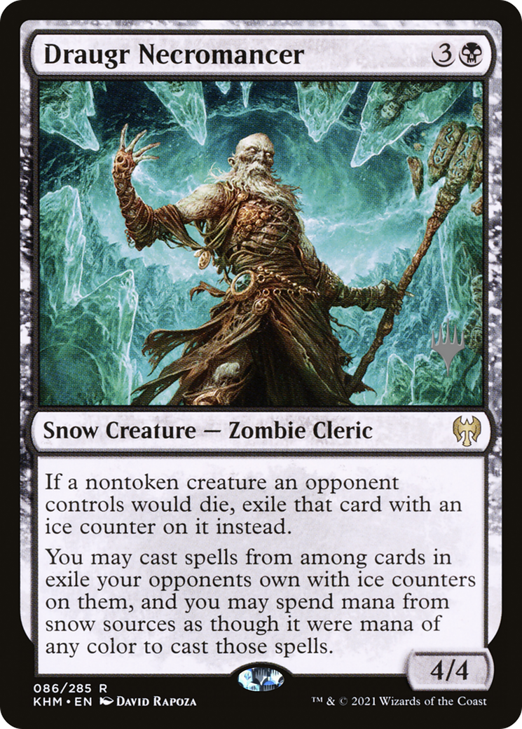 Draugr Necromancer (PPKHM-086) [Promo Pack: Kaldheim Promos] Foil