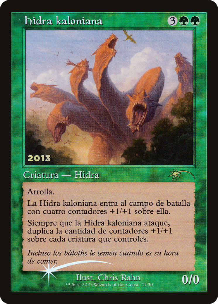 Kalonian Hydra (ES Exclusive) (30A-P-021) [30th Anniversary Play Promos] Foil