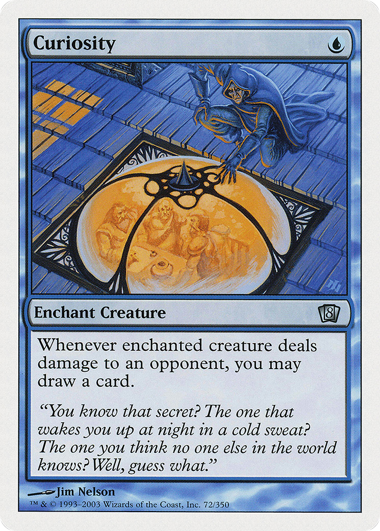Curiosity (8ED-072) [8th Edition] Foil