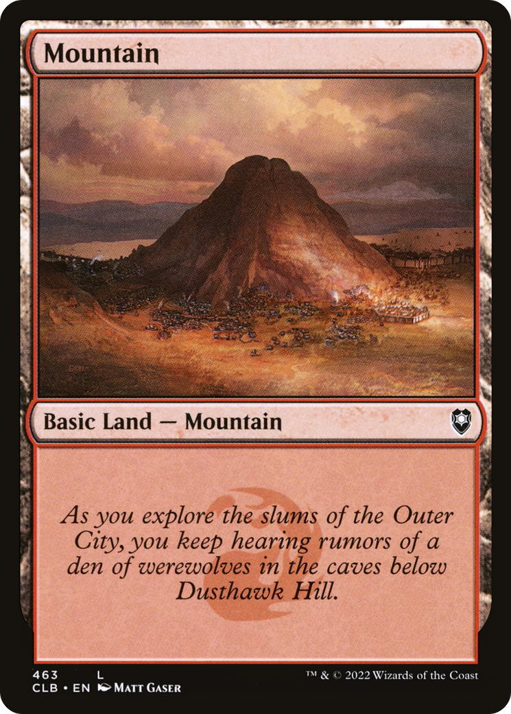 Mountain (CLB-463) [Commander Legends: Battle for Baldur's Gate]
