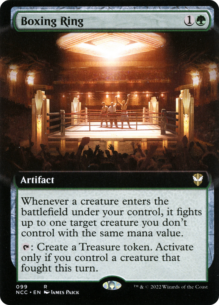 Boxing Ring (Extended Art) (NCC-099) [New Capenna Commander]