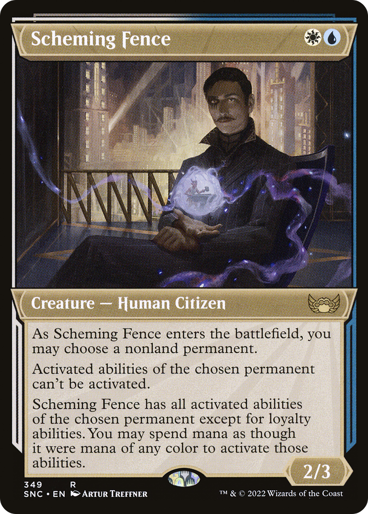 Scheming Fence - Showcase [Streets of New Capenna]