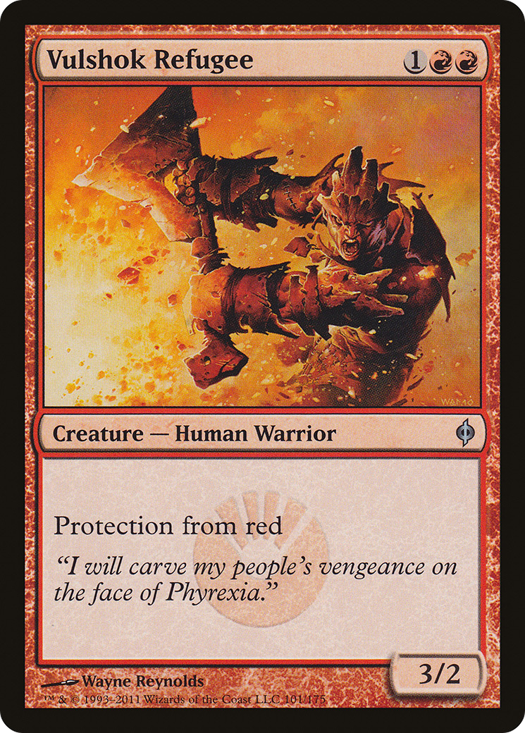 Vulshok Refugee (NPH-101) [New Phyrexia] Foil