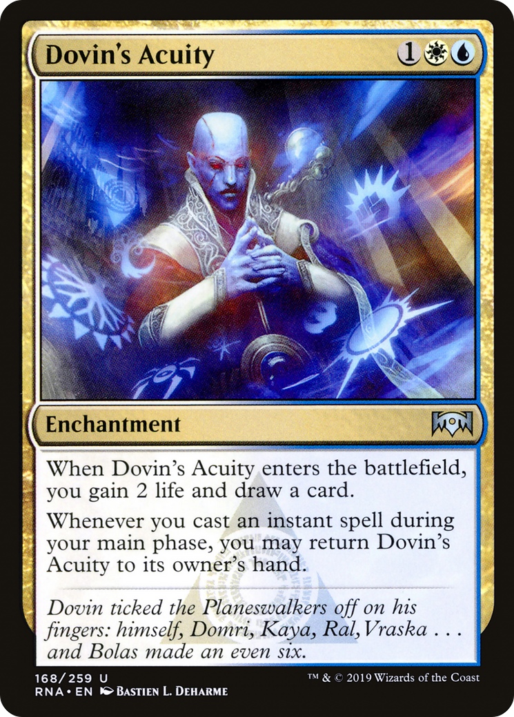Dovin's Acuity (RNA-168) [Ravnica Allegiance]