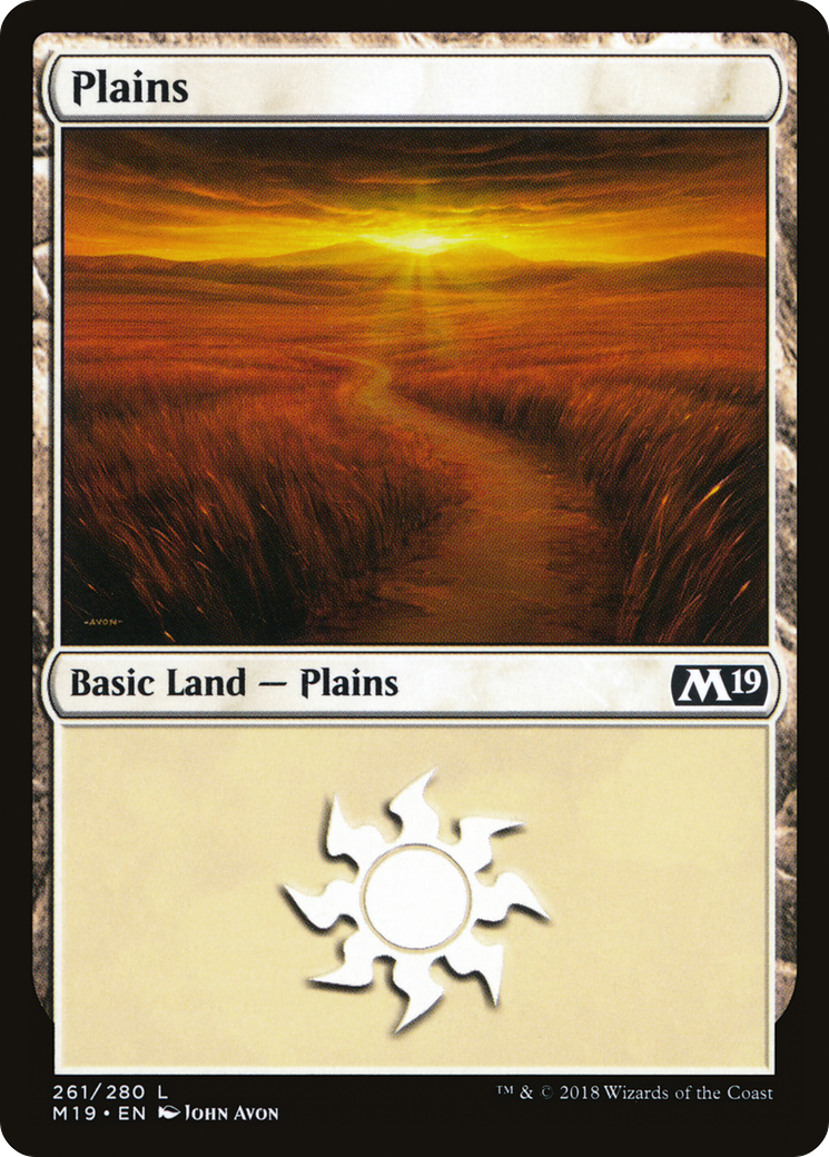 Plains (M19-261) [Core Set 2019]