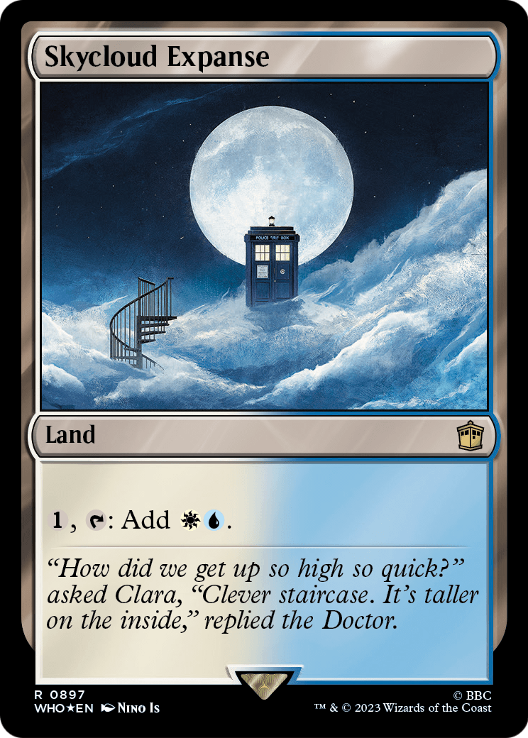 Skycloud Expanse (Surge Foil) (WHO-897) [Doctor Who] Foil