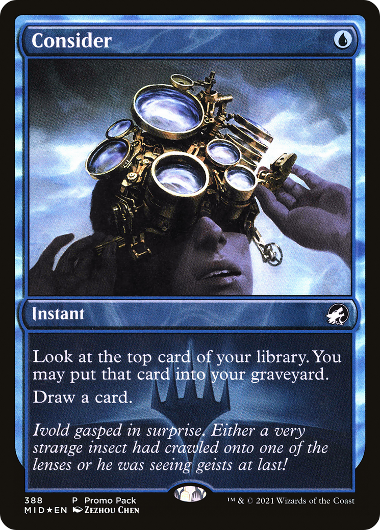Consider (PPMID-388) [Promo Pack: Innistrad: Midnight Hunt] Foil