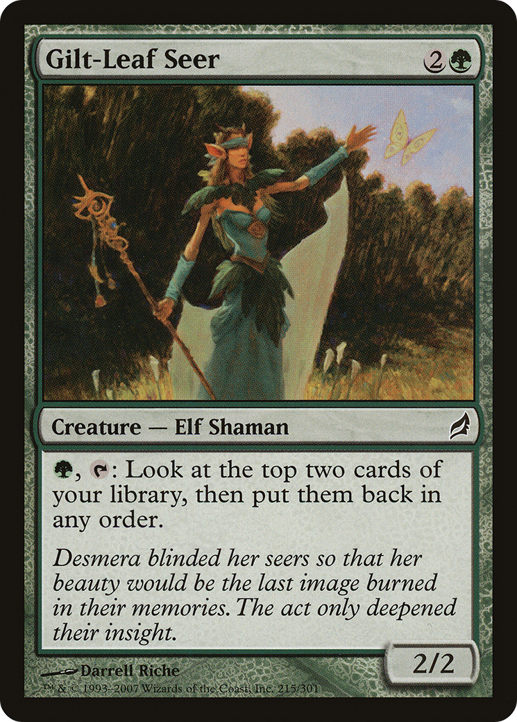 Gilt-Leaf Seer (LRW-215) [Lorwyn]
