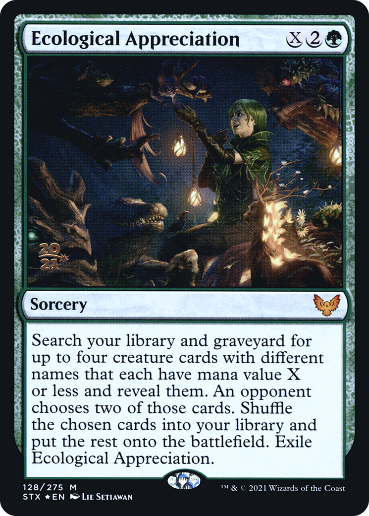 Ecological Appreciation (PRE-128) [Strixhaven: School of Mages Promos] Foil