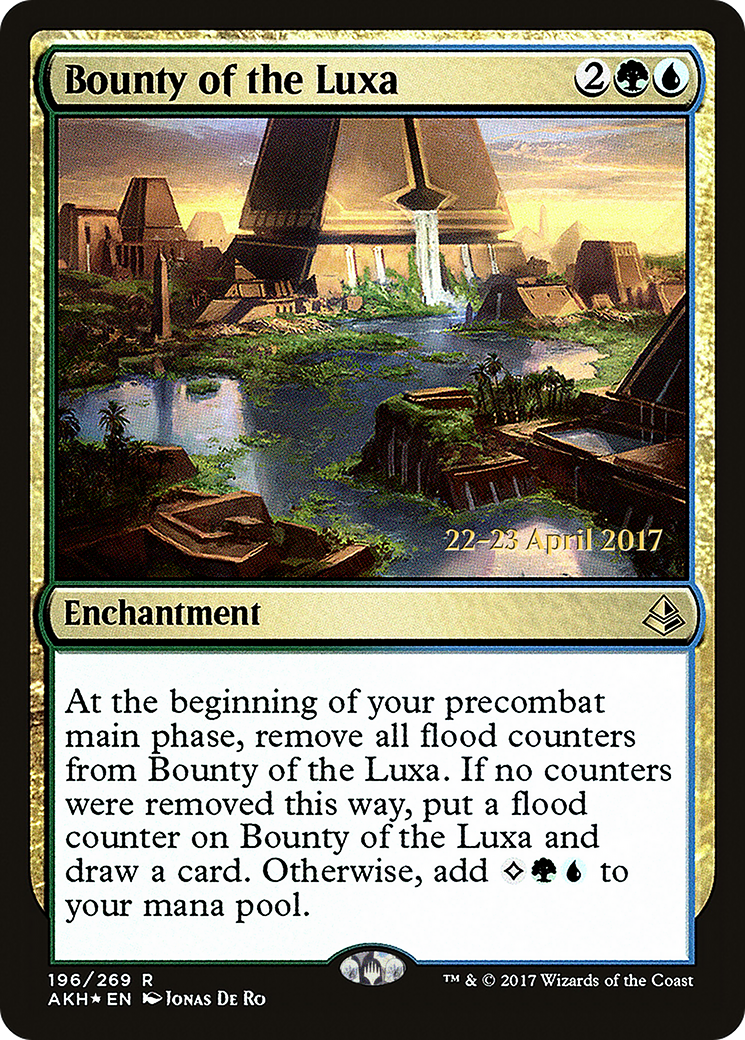 Bounty of the Luxa (PRE-196) [Amonkhet Promos] Foil