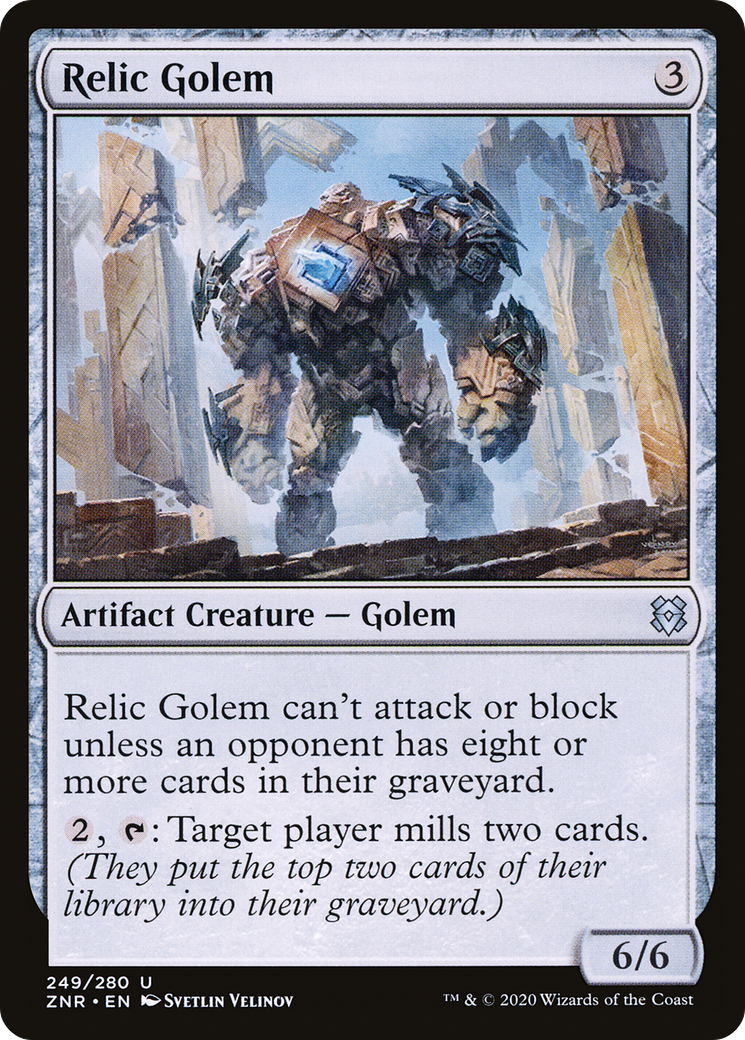 Relic Golem (ZNR-249) [Zendikar Rising]