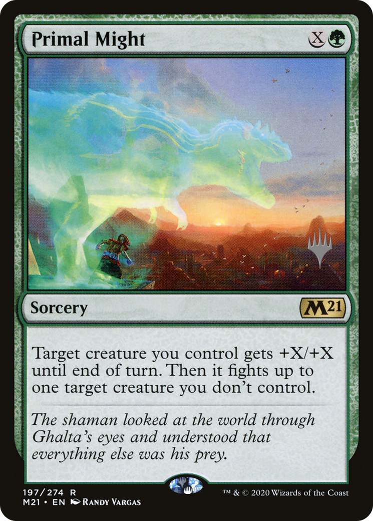 Primal Might (PPM21-197) [Promo Pack: Core Set 2021 Promos]