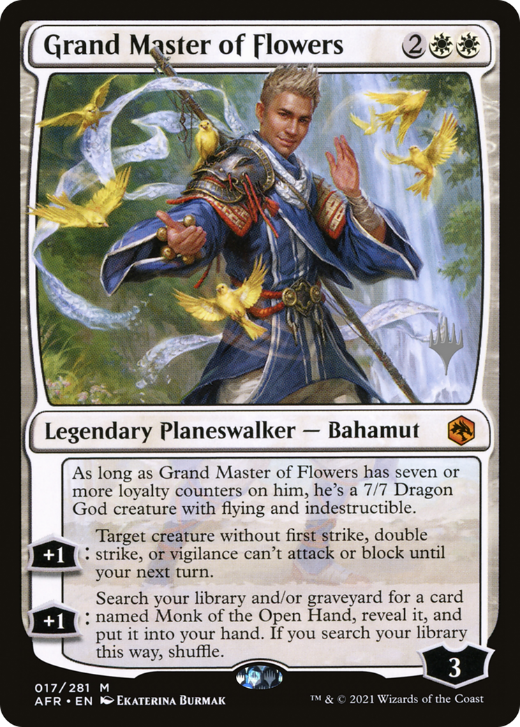 Grand Master of Flowers (PPAFR-017) [Promo Pack: Adventures in the Forgotten Realms Promos]