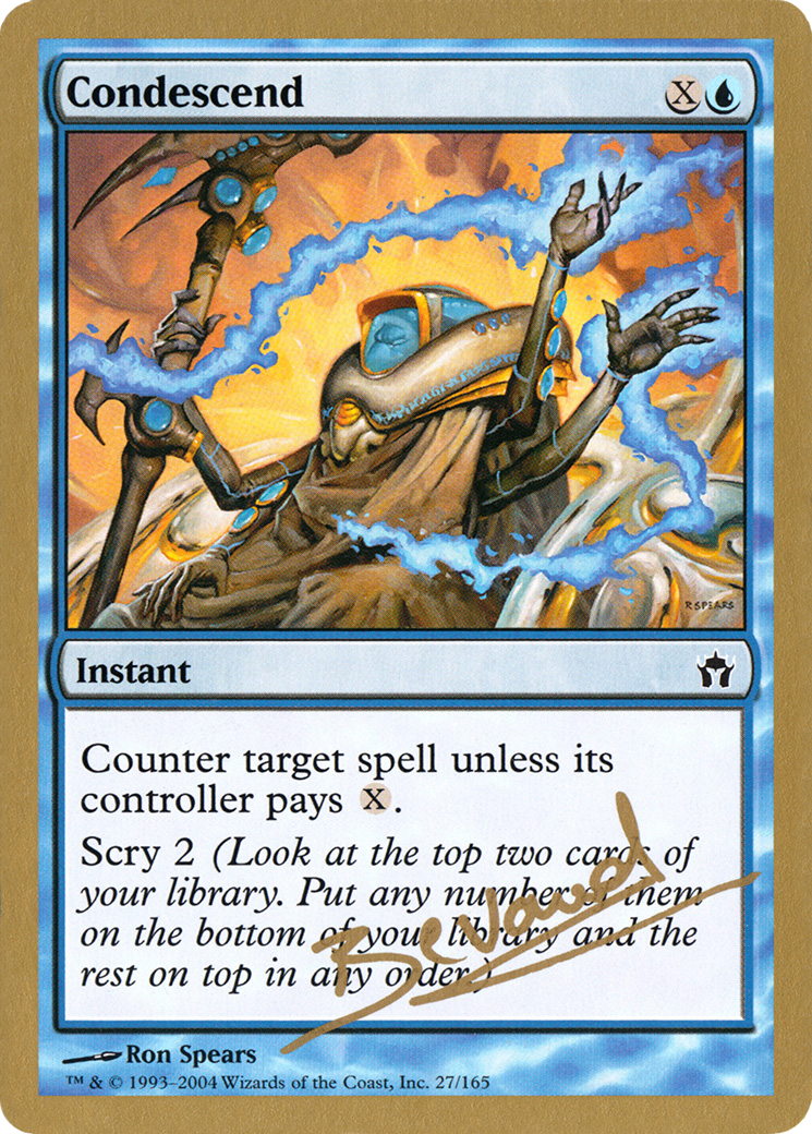 Condescend - 2004 Manuel Bevand (5DN) [World Championship Decks 2004]