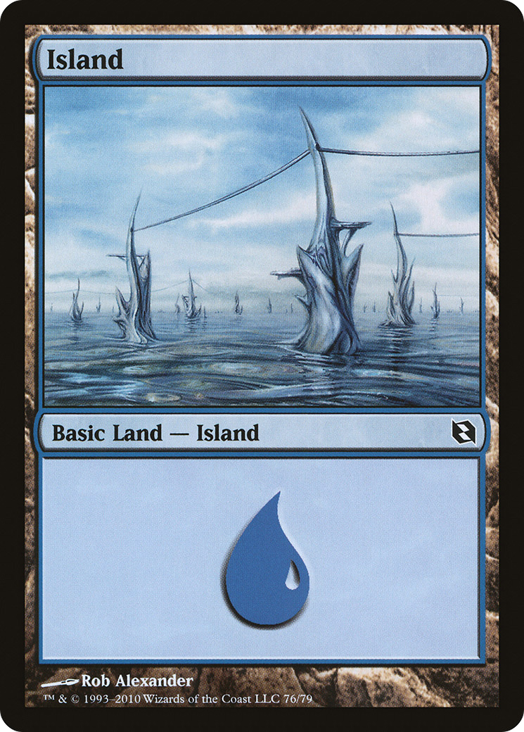 Island (DDF-076) [Duel Decks: Elspeth vs. Tezzeret]