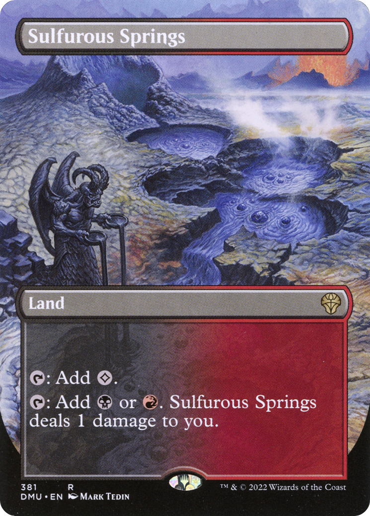 Sulfurous Springs (Borderless) (DMU-381) [Dominaria United] Foil