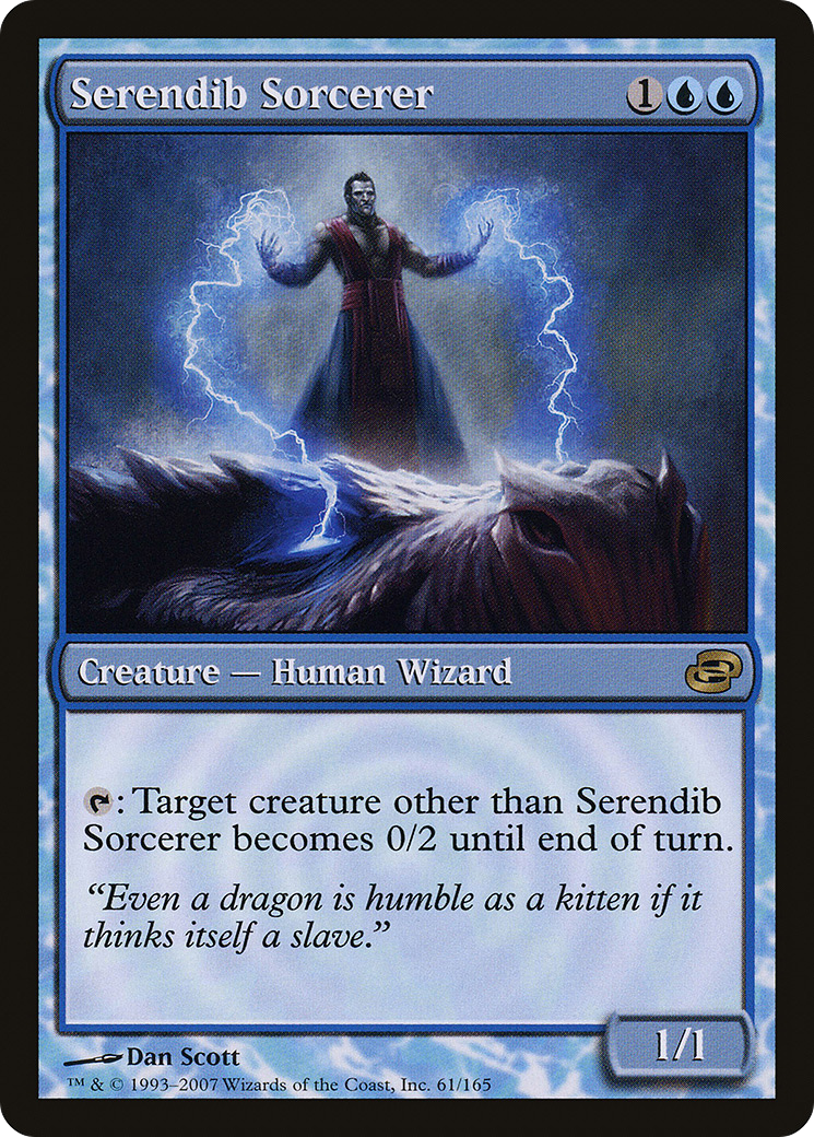 Serendib Sorcerer (PLC-061) (Colorshifted) [Planar Chaos] Foil