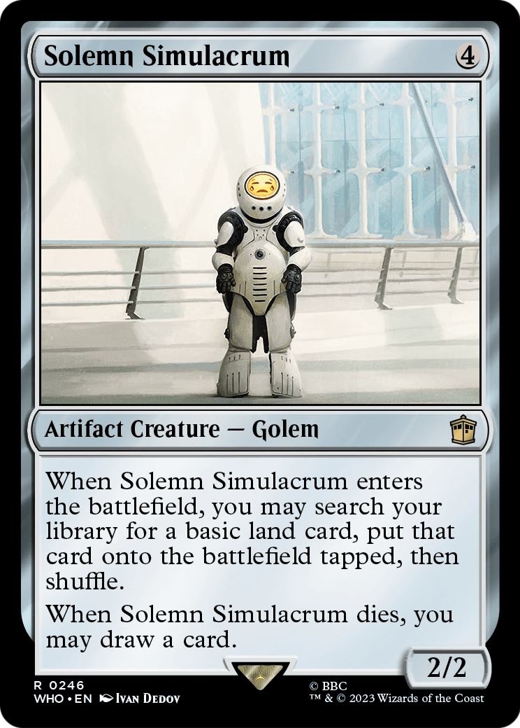 Solemn Simulacrum (WHO-246) [Doctor Who] Foil