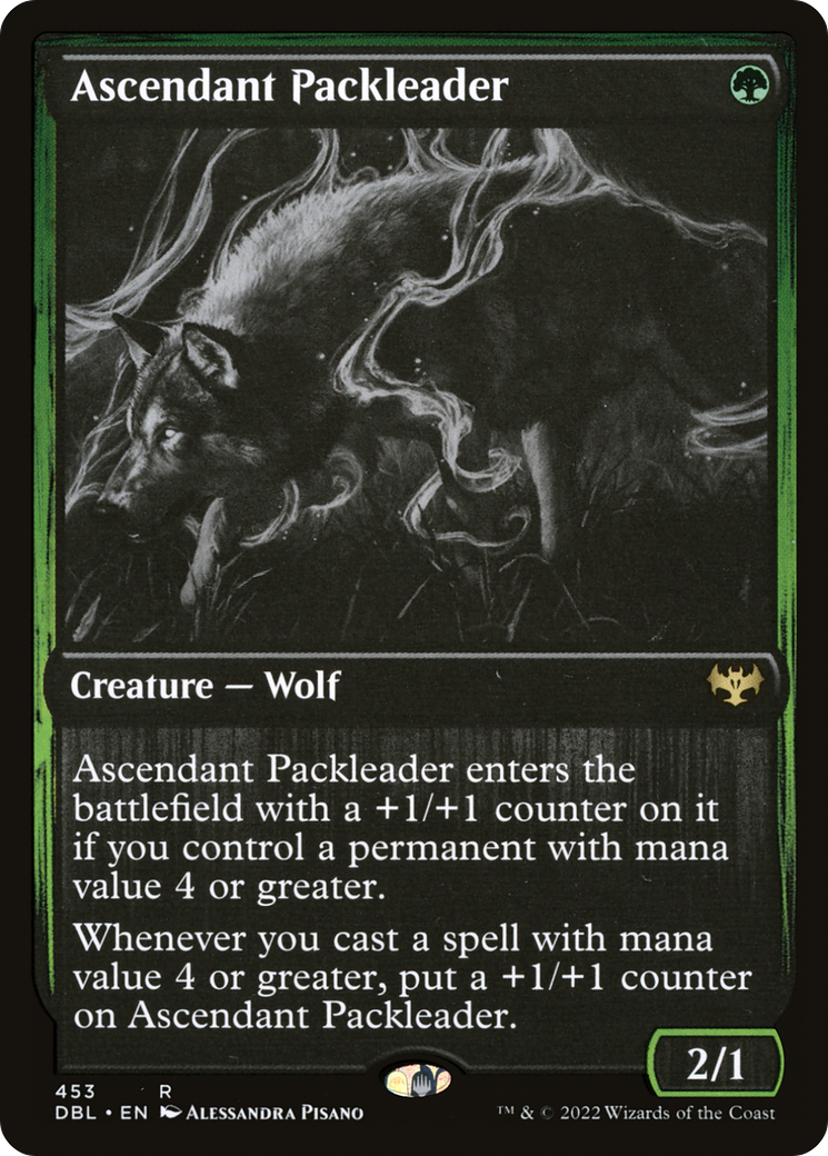 Ascendant Packleader (DBL-453) [Innistrad: Double Feature] Foil