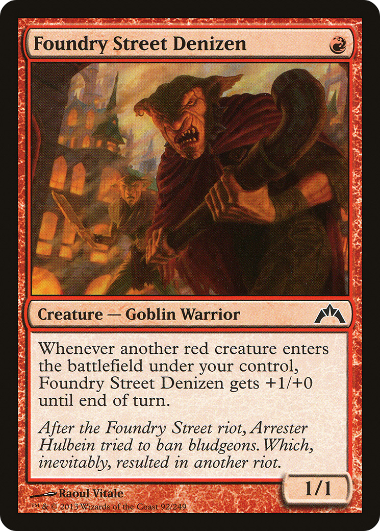 Foundry Street Denizen (GTC-092) [Gatecrash]