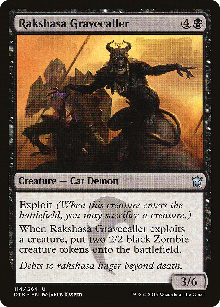 Rakshasa Gravecaller (DTK-114) [Dragons of Tarkir]