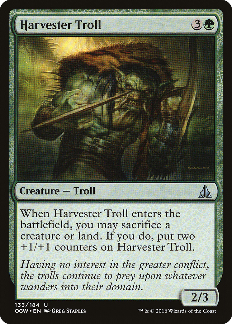 Harvester Troll (OGW-133) [Oath of the Gatewatch]