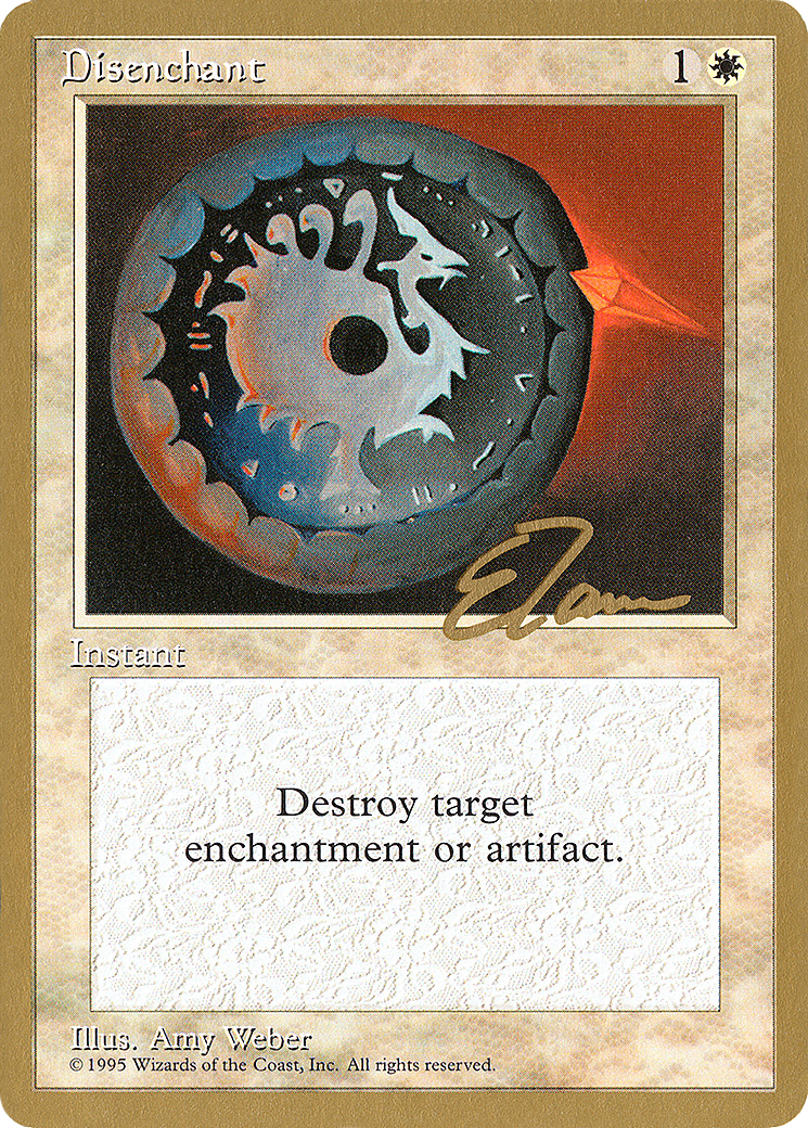 Disenchant - 1996 Eric Tam (4ED) (WCD-ET22) [Pro Tour Collector Set]