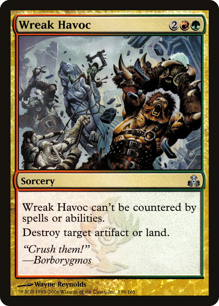 Wreak Havoc (GPT-139) [Guildpact] Foil