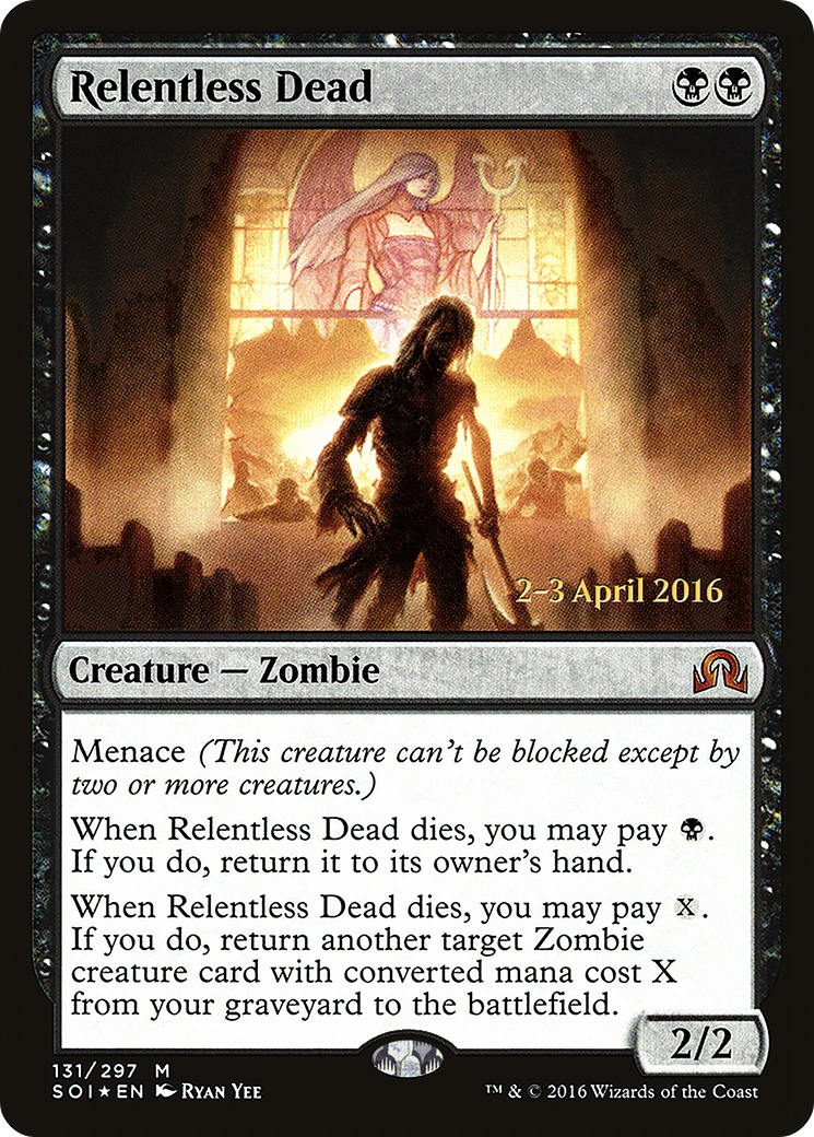 Relentless Dead (PRE-131) [Shadows over Innistrad Promos] Foil