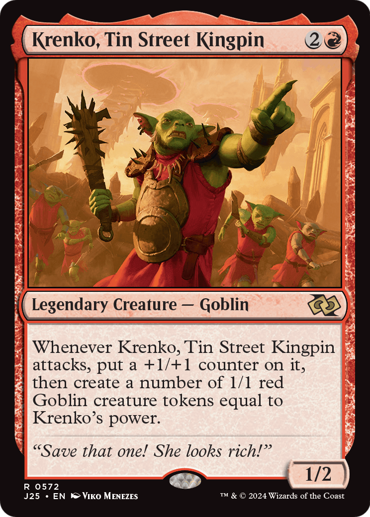 Krenko, Tin Street Kingpin (J25-572) [Foundations Jumpstart]
