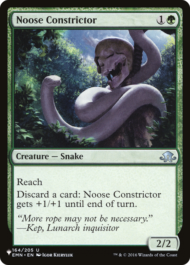 Noose Constrictor (LIST-164/205) [The List]