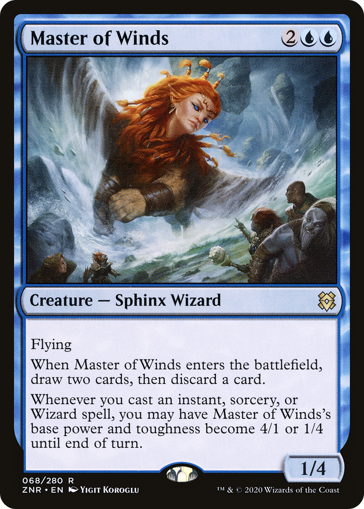 Master of Winds - Foil [Zendikar Rising]