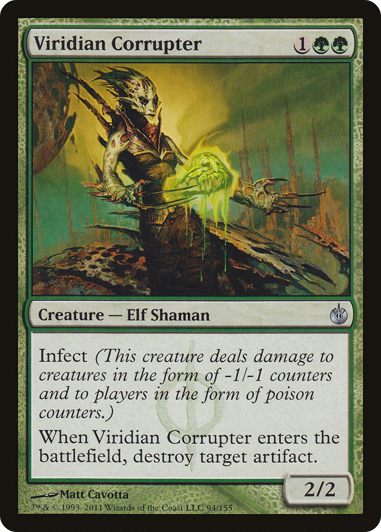 Viridian Corrupter (MBS-094) [Mirrodin Besieged] Foil