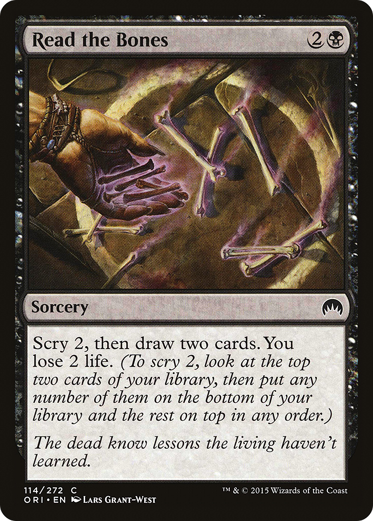 Read the Bones (ORI-114) [Magic Origins]