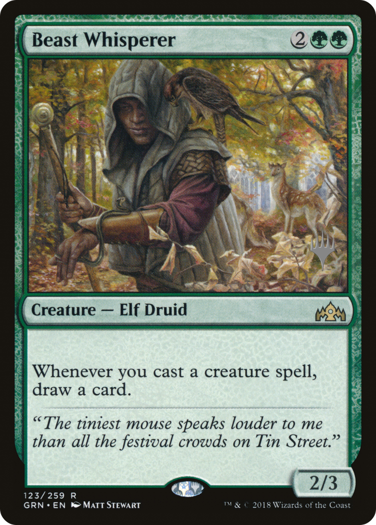 Beast Whisperer (PPELD-123) [Promo Pack: Guilds of Ravnica Promos]