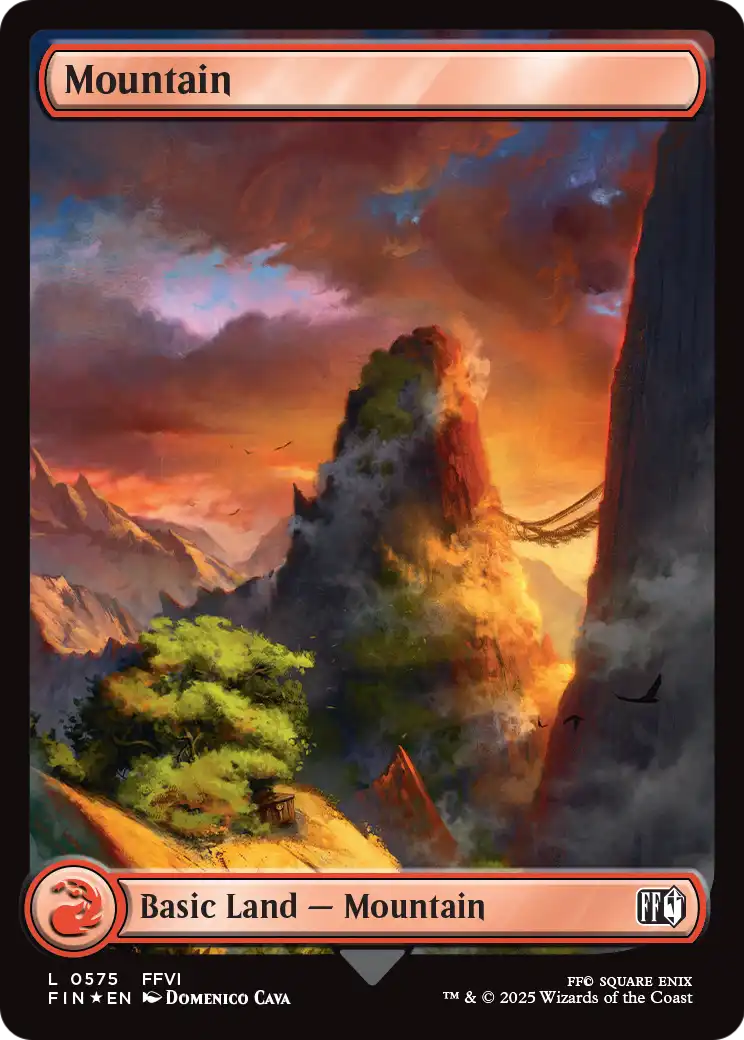 Mountain (FIN-575) (Surge Foil) [FINAL FANTASY] Foil