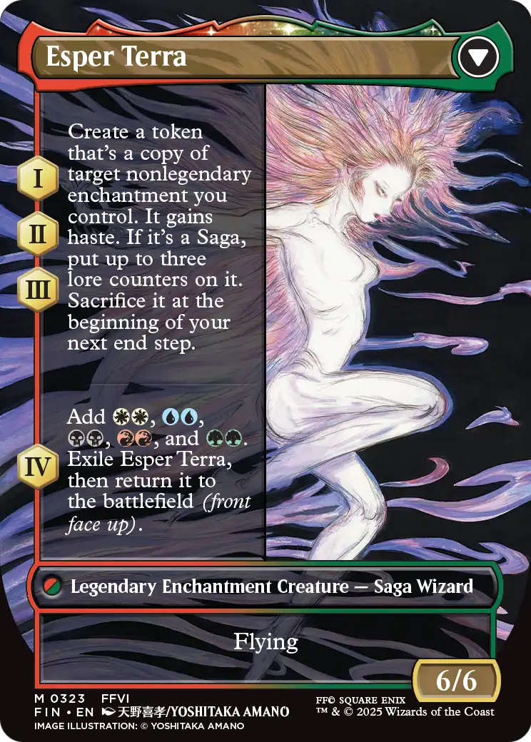 Terra, Magical Adept (Borderless) (FIN-323) [FINAL FANTASY] Foil