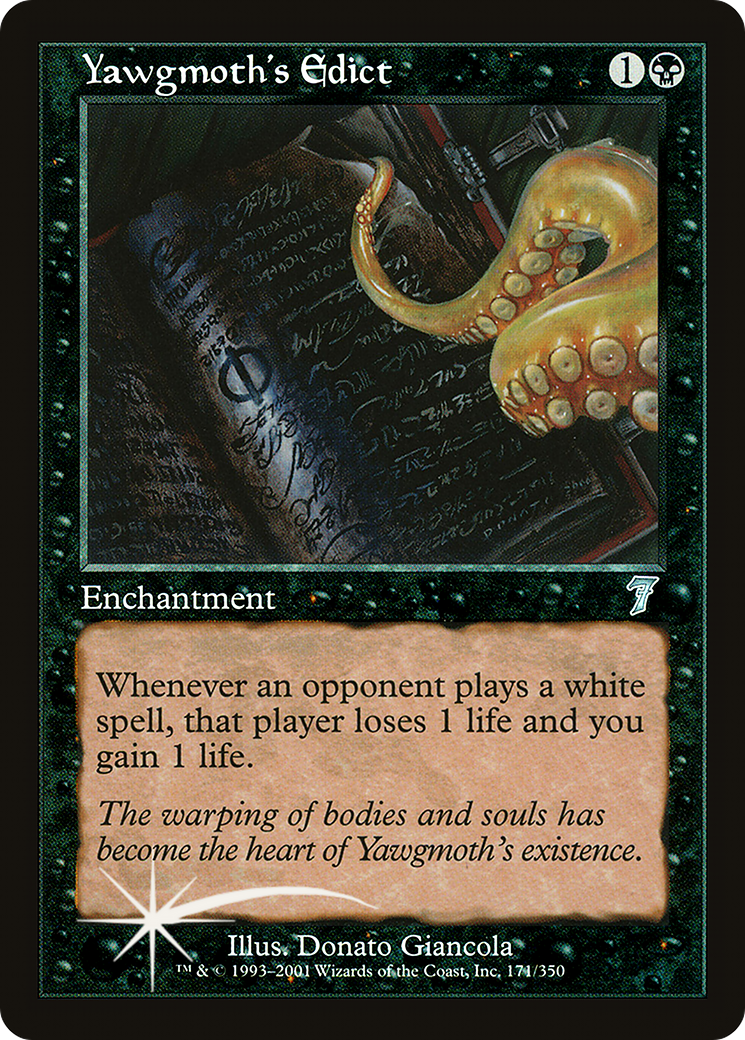 Yawgmoth's Edict (7ED-171) [7th Edition] Foil
