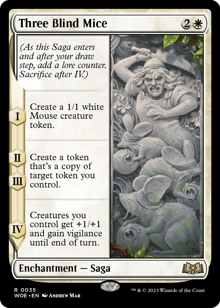 Three Blind Mice (WOE-035) [Wilds of Eldraine]