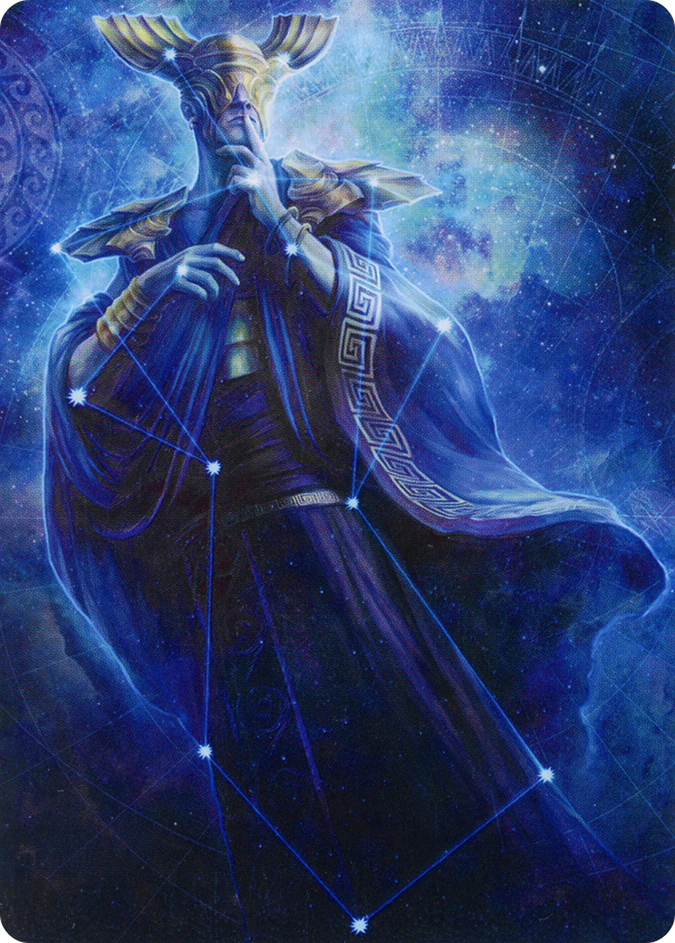Atris, Oracle of Half-Truths // Atris, Oracle of Half-Truths (AMOM-078) (Borderless) [March of the Machine Art Series] Foil