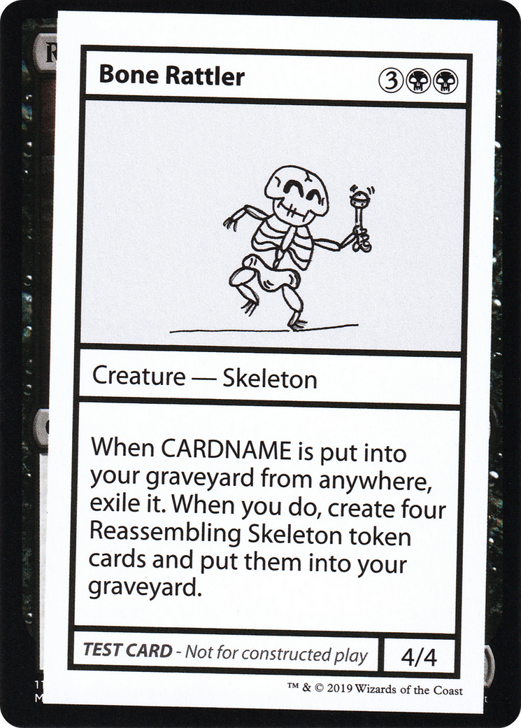 Bone Rattler (No PW Symbol) [Mystery Booster Playtest Cards 2021]