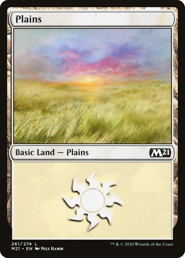 Plains (M21-261) [Core Set 2021] Foil