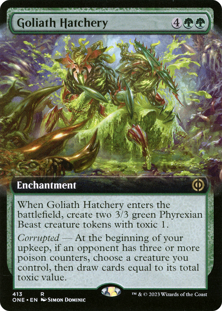 Goliath Hatchery (Extended Art) (ONE-413) [Phyrexia: All Will Be One]