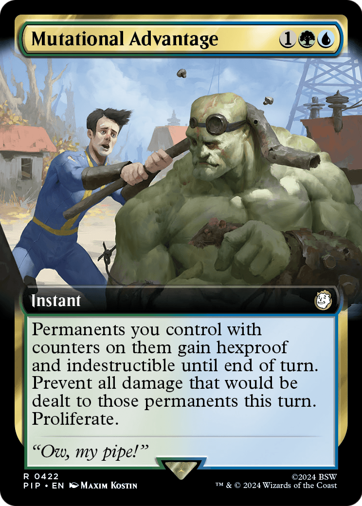 Mutational Advantage (Extended Art) (PIP-422) [Fallout] Foil