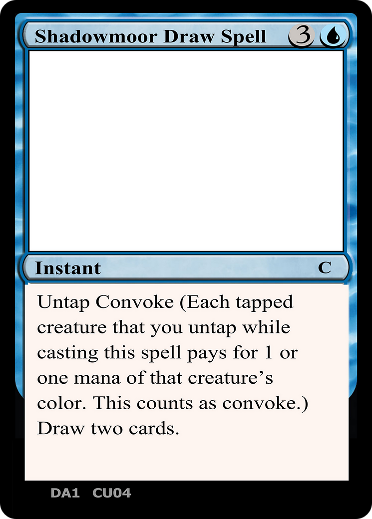 Shadowmoor Draw Spell (UNK-CU04B) [Unknown Event]
