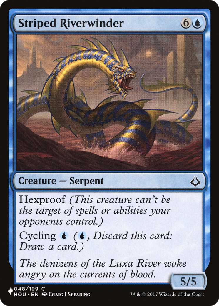 Striped Riverwinder (LIST-048/199) [The List]